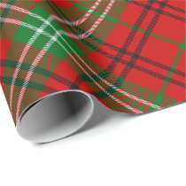 Clan Morrison Red Tartan Wrapping Paper