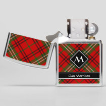 Clan Morrison Red Tartan Zippo Lighter