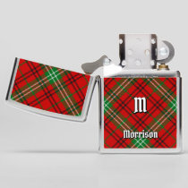 Clan Morrison Red Tartan Zippo Lighter