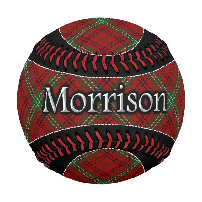 Clan Morrison Scottish Dream Tartan Baseball (Front)