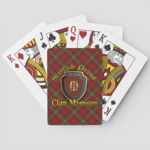 Clan Morrison Scottish Proud Bicycle Brand Poker Cards