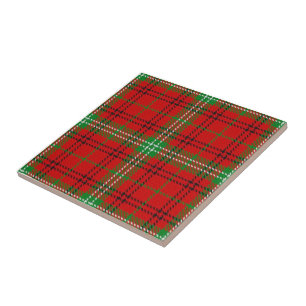 Clan Morrison Tartan  Ceramic Tile