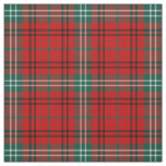 Clan Morrison Tartan Red and Green Plaid Fabric