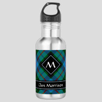 Clan Morrison Tartan Stainless Steel Water Bottle