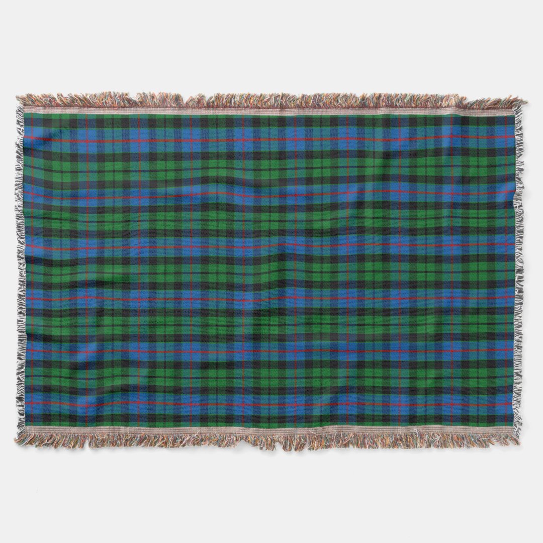 Clan Morrison Tartan Throw Blanket Zazzle