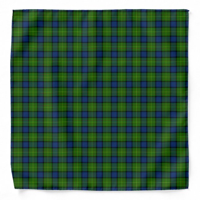 Clan Muir More Tartan Plaid Bandana (Front)