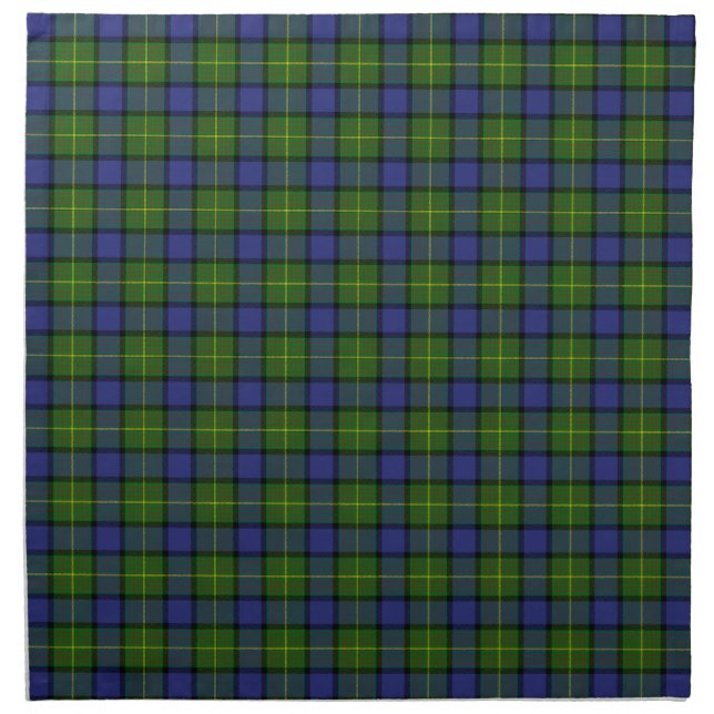 Clan Muir Tartan Cloth Napkin (Front)
