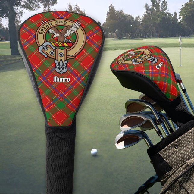 Clan Munro Crest over Tartan Golf Head Cover (Creator Uploaded)