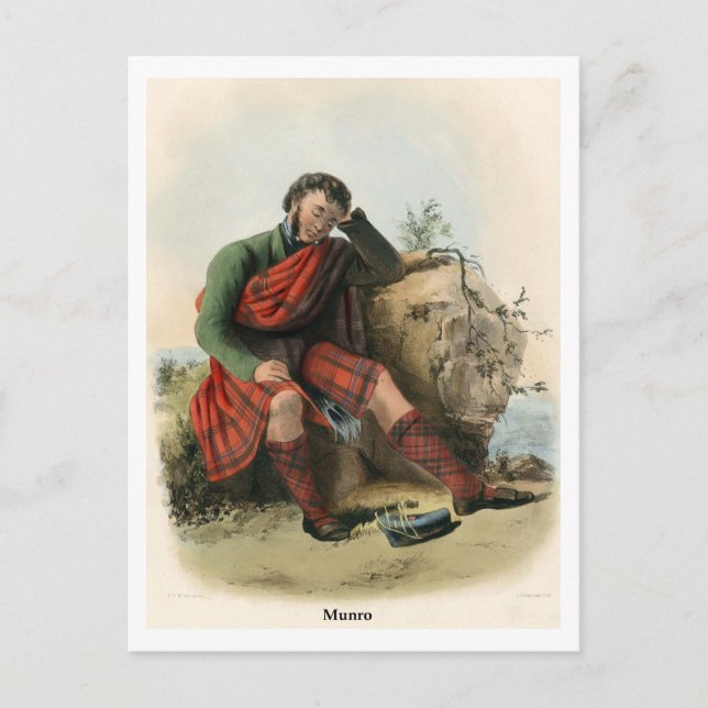 Clan Munro Postcard (Front)