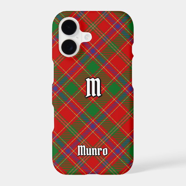 Clan Munro Tartan Case-Mate iPhone Case (Back)
