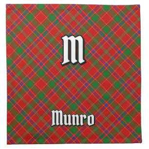 Clan Munro Tartan Cloth Napkin