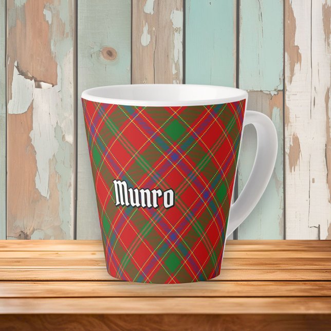 Clan Munro Tartan Latte Mug (Creator Uploaded)