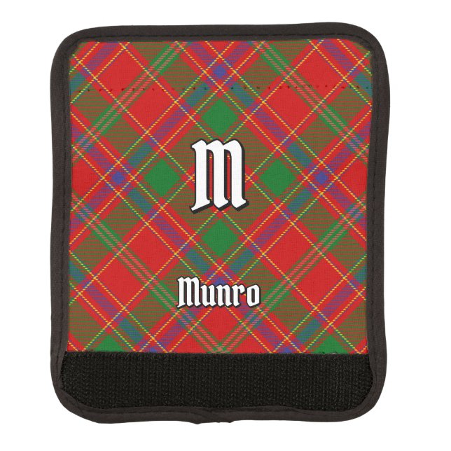 Clan Munro Tartan Luggage Handle Wrap (Front)
