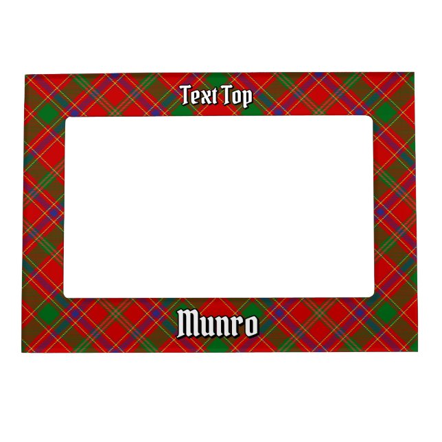 Clan Munro Tartan Magnetic Frame (Front)