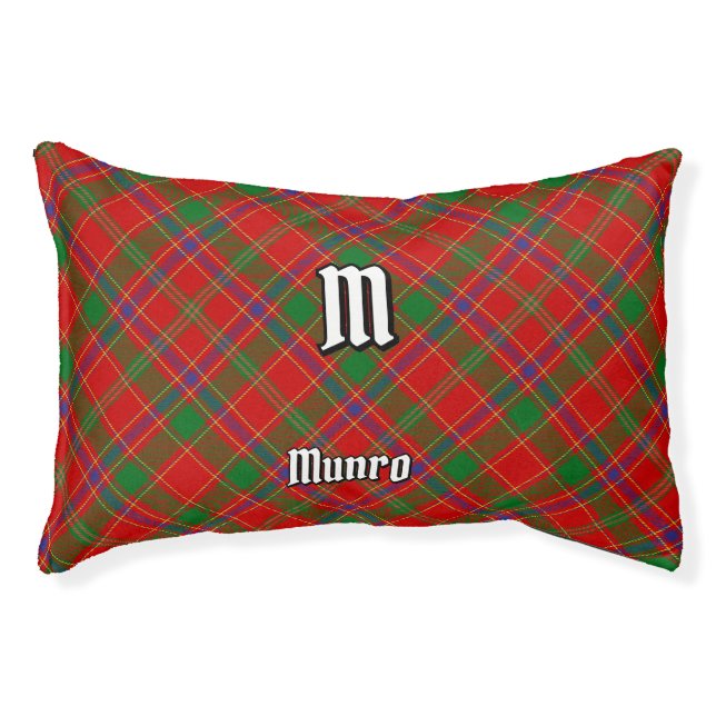 Clan Munro Tartan Pet Bed (Front)