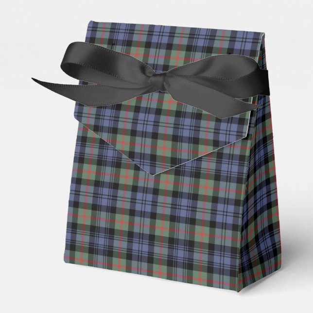 Clan Murray Ancient Tartan Favor Boxes (Front Side)