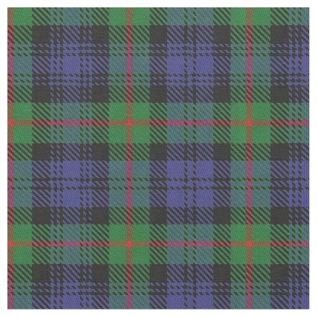 Clan Murray Scottish Tartan Plaid Fabric (Close Up)