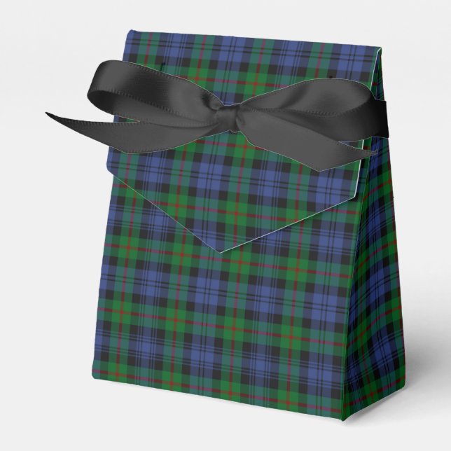 Clan Murray Tartan Favor Boxes (Front Side)