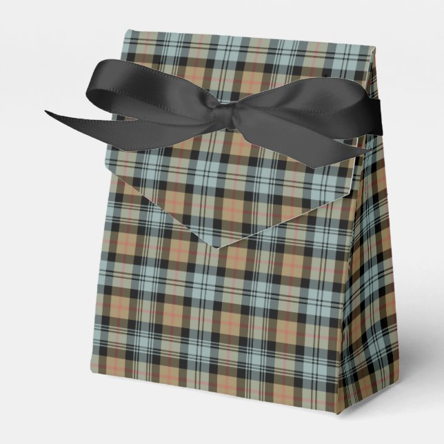 Clan Murray Weathered Tartan Favor Boxes (Front Side)