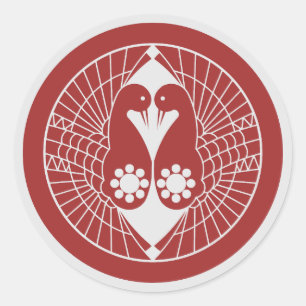 Clan Nanbu Crest (Kamon) Classic Round Sticker