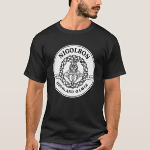 Clan Nicolson Scottish Thistle Highland Games T-Shirt