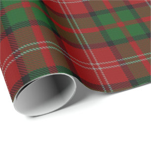 Clan Nisbet Nesbitt Nesbit Scottish Tartan Wrapping Paper