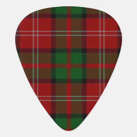 Clan Nisbet Nesbitt Sounds Of Scotland Tartan Guitar Pick