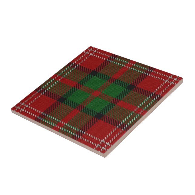 Clan Nisbet Scottish Expressions Tartan Tile (Side)