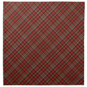 Clan Ogilvy Tartan Plaid Pattern Cloth Napkin