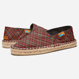 Clan Ogilvy Tartan Plaid Pattern Espadrilles