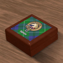 Clan Oliphant Crest over Tartan Gift Box