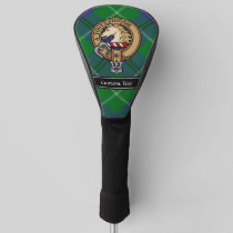 Clan Oliphant Crest over Tartan Golf Head Cover