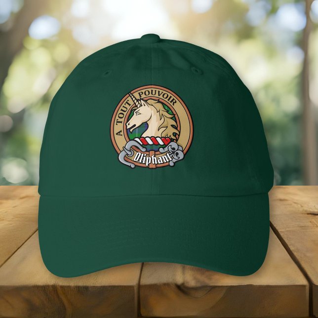 Clan Oliphant Crest over Tartan Hat (Creator Uploaded)