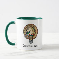 Clan Oliphant Crest over Tartan Mug