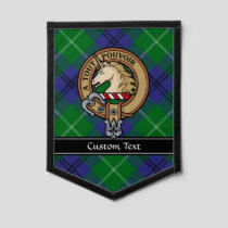 Clan Oliphant Crest over Tartan Pennant