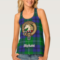Clan Oliphant Crest over Tartan Tank Top