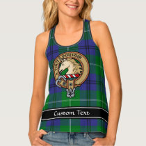 Clan Oliphant Crest over Tartan Tank Top