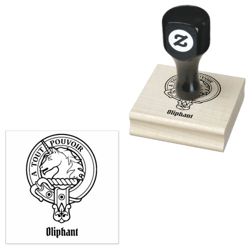 Clan Oliphant Crest Rubber Stamp