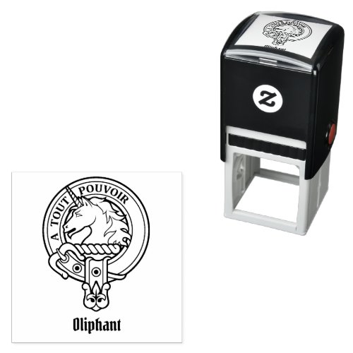 Clan Oliphant Crest Self_inking Stamp