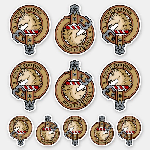 Clan Oliphant Crest Sticker Set