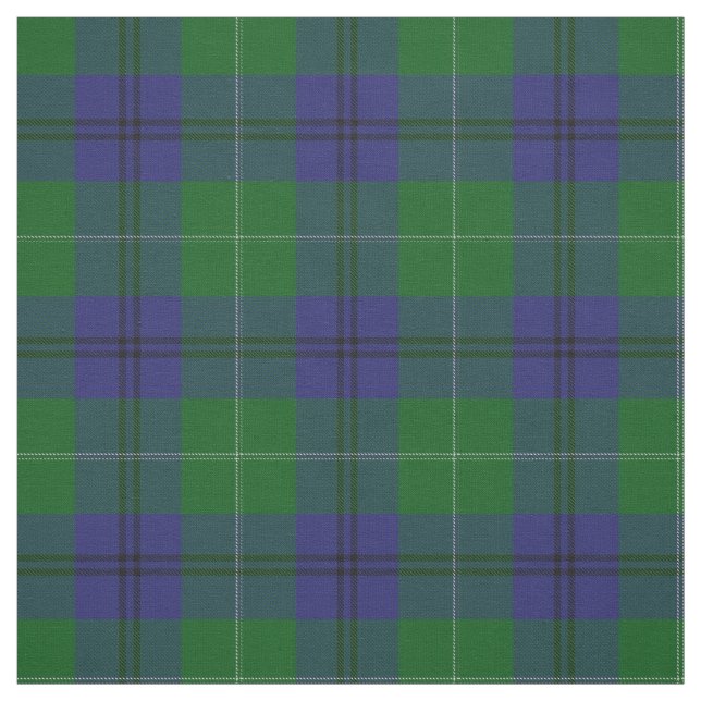 Clan Oliphant Scottish Tartan Plaid Fabric (Swatch)