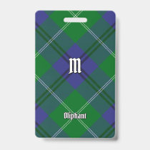 Clan Oliphant Tartan Badge