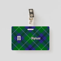 Clan Oliphant Tartan Badge