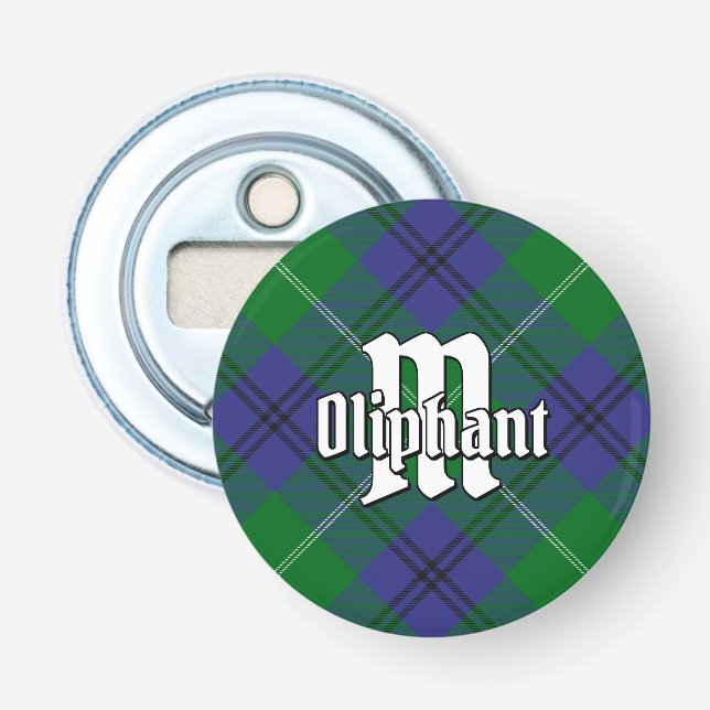 Clan Oliphant Tartan Bottle Opener (Front)