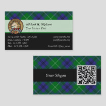 Clan Oliphant Tartan Business Card