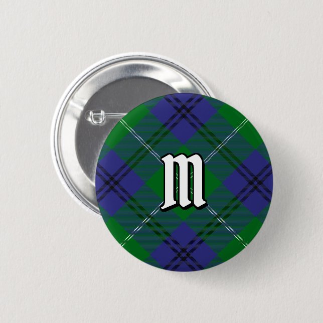 Clan Oliphant Tartan Button (Front & Back)