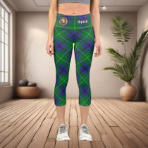 Clan Oliphant Tartan Capri Leggings