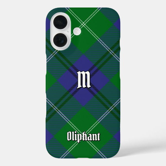 Clan Oliphant Tartan Case-Mate iPhone Case (Back)