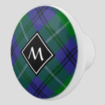 Clan Oliphant Tartan Ceramic Knob