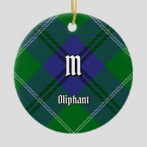 Clan Oliphant Tartan Ceramic Ornament